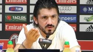 Gattuso ultime parole da rossonero quotMai alla Juve o allInter magari torno ai Rangersquot [upl. by Ahsika]