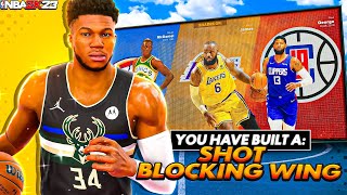 BEST SHOTBLOCKING WING BUILD ON NBA 2K23 OLD amp NEW GEN VOL 34 [upl. by Eniarrol]