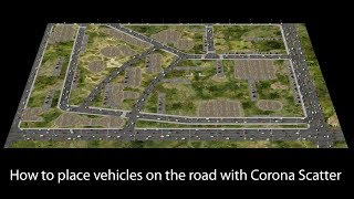 How to place vehicles on the road with Corona Scatter [upl. by Nievelt651]