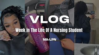 vlog week in the life of a nursing student  changing my program  medical assistantlpn  venting [upl. by Jarvey]