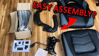 DUMOS Gaming Chair  Assembly amp Review [upl. by Ecidnac243]