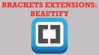 Brackets Extensions  Beautify [upl. by Elynad588]