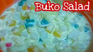 BUKO SALAD  How to make BUKO salad  Quick and Easy Recipe [upl. by Noorah488]