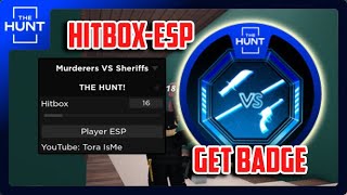 THE HUNT EVENT Murderers VS Sheriffs Duels Script Hack • Hitbox • ESP Get Badge [upl. by Oballa]