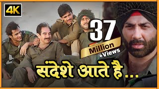 संदेशे आते है 4K  Sandese Aate Hai Full 4K Video Song  Border  बॉर्डर  सनी देओल [upl. by Elo643]