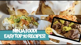 Top 10 Ninja Foodi Recipes [upl. by Nosral]