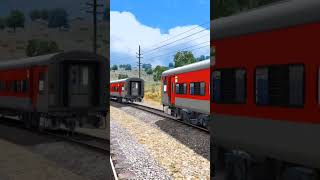 MOVING TRAIN COACHES SEPERATED 😱 train shorts [upl. by Isahella]