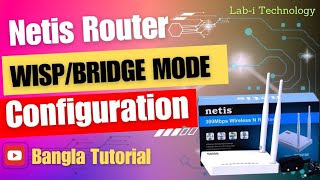 How To Connection Netis Router To Router Without CableRouter WiFi Configuration  New Video 2024 [upl. by Gnemgnok833]