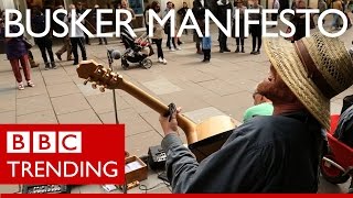 Buskers quotMillionaires songquot is surprise UK election hit  Phat Bollard  BBC Trending [upl. by Melodee189]