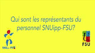 SNUippFSU33 les élus SNUippFSU et les instances [upl. by Noxaj]