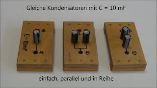 Elektrostatik 33 Kondensator Schaltungen [upl. by Htirehc]