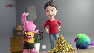 Best Of Pink Bunny Duracell Animated Commercials [upl. by Rehpotisrhc283]