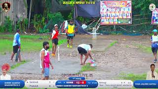 shree ganesh nagvntech c vs yuva jalosh atoli match atमहाराज चषक २०२४  पावसाळी रबर बॉल क्रिकेट स् [upl. by Ettevroc]