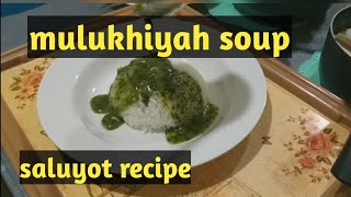 HOW TO MAKE MULUKHIYAH SOUP WITH CHICKEN easycooking [upl. by Anitsugua]