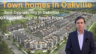 New Town Homes Project  Oak Brook Sixth line amp Burnhamthrope Oakville Ontario Canada [upl. by Donna561]