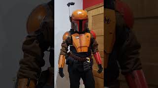 Day 100 of Making Steel Mandalorian Armour  Making the Straps mandalorian starwars diy [upl. by Leoni]