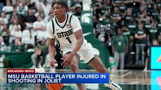 Freshman MSU basketball player Jeremy Fears Jr shot in hometown [upl. by Lord]