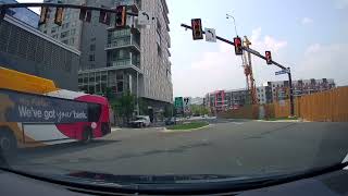 Driving from Ashburn VA to Reston Station Reston VA  4K  Time Lapse [upl. by Gaeta672]