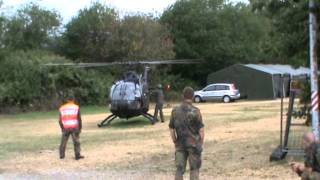 BO 105 der Bundeswehr startet in Oberursel [upl. by Cattima]