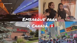 Diário de intercâmbio 🇨🇦  Embarque  chegada [upl. by Ellekcim]