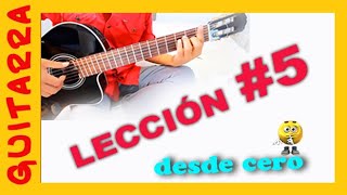 Lección 5 Guitarra desde cero  perfeccionando los rasgueos [upl. by Fortunato]