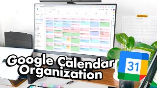 My Google Calendar System 🗓️ Student Productivity amp Time Management [upl. by Boak]