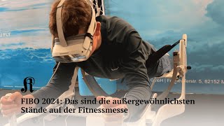 FIBO 2024 Das sind die außergewöhnlichsten Stände auf der Fitnessmesse [upl. by Nerland]