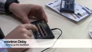 Korg monotron Duo and monotron Delay handson demo [upl. by Anelliw]