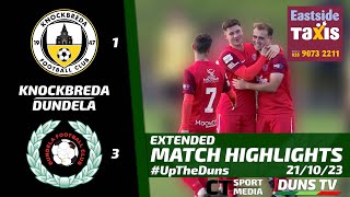 Match Highlights  Knockbreda Vs Dundela  21st October 2023 [upl. by Derman732]