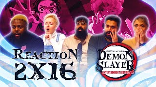 Demon Slayer Entertainment District Arc  2x16 Defeating an Upper Rank Demon  Group Reaction [upl. by Leaper]