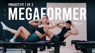 We Barely Survived This Megaformer Class Harder Than Pilates  ProjectFit Ep 2 [upl. by Hasseman]