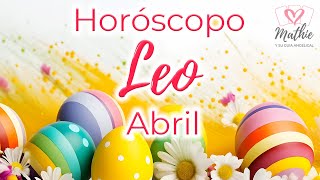 LEO🐰🐣EMOCIONANTE😱💕EL AMOR TOCA TU PUERTA😍Horóscopo leo abril 2024 🐣🐰Tarot Guia Angelical [upl. by Chatav]