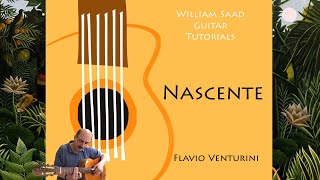 Nascente  Flavio Venturini  Guitar Tutorial 2020 [upl. by Thorman37]