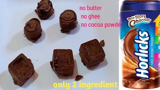 How To Make Chocolate With Horlicks Horlicks chocolate Recipe Only 2 Ingredient khushi ek savera [upl. by Myra484]