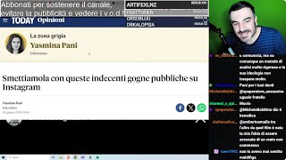 Analizzo commenti saporiti  Yasmina Pani e la misandria da Instagram [upl. by Mokas]