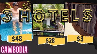 3 Hotels At 3 Prices  Siem Reap Cambodia [upl. by Ivanah]