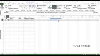 MS Project  Création de tâche et durée [upl. by Collis]