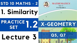 Class 10th Chp 1 Similarity  Basic of Practice set 13  Similar triangles  Geometry  MH board [upl. by Felicle]