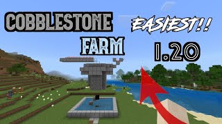 The Ultimate Guide to Cobblestone Farm in Minecraft Bedrock [upl. by Pich203]