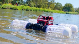 How to Make Your RC Car Drive on Water DIY Amphibious Car [upl. by Leummas]