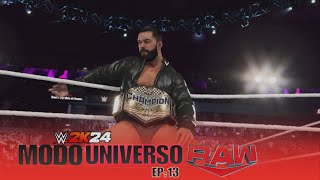 WWE 2K24 MODO UNIVERSO  RAW 13 Highlights  Camino a MIB [upl. by Macegan]