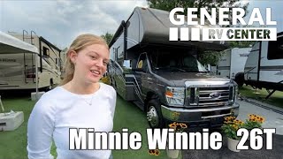 WinnebagoMinnie Winnie26T  RV Tour presented by General RV [upl. by Oirtemed]