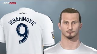 PES 2019  Zlatan Ibrahimović  FACE BUILD [upl. by Mosora]