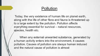 Essay on Pollution  Essay on Pollution for Students  essayonpollution pollution englishessay [upl. by Rustin370]