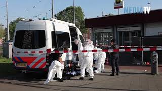 Man overleden na vermoedelijk steekincident Marconiplein Rotterdam [upl. by Llebasi817]