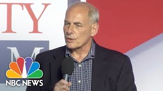 Sec Of Homeland Security John Kelly Securing The Homeland In PostPost 911 Era Full  NBC News [upl. by Nitsua]