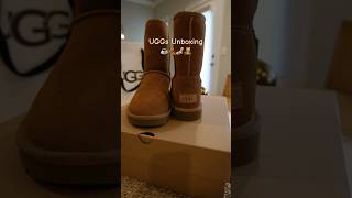 Unboxing Uggs for a cozy fall 🤎🍂🧸🍁 shorts uggs falloutfits [upl. by Adnohsek]