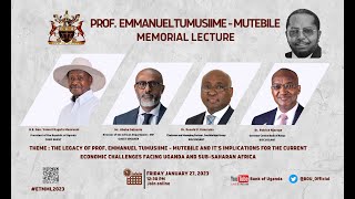 Prof Emmanuel Tumusiime  Mutebile Memorial Lecture [upl. by Tidwell]