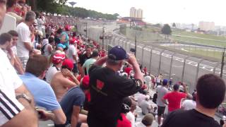 Schumacher entrando nos boxes freada absurda  Interlagos 2012 [upl. by Anij]