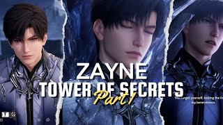 Zayne Tower of Secrets Part 1 Love and Deepspace Foreseer Myths [upl. by Gilud]